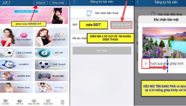 Hướng dẫn tân thủ đăng ký Ku777 hiệu quả nhất 